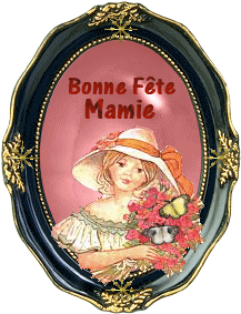 Gif bonne fête mamie cadre